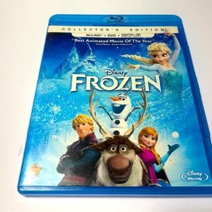 Frozen Blu-Ray ONLY!! collector's edition of the Disney movie Frozen on Blu-ray